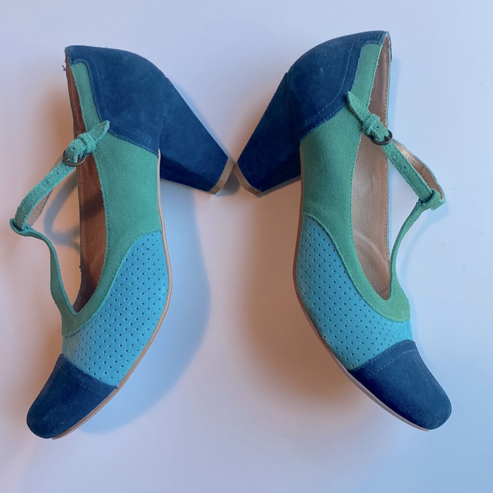 Chelsea Crew Malibu Retro T-strap 40s heel👗 - Picture 4 of 12